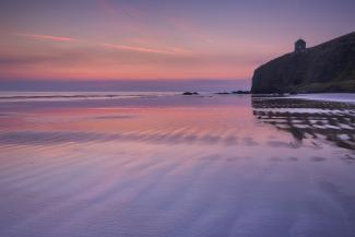 Sunrise over Downhill Beach on the Causeway Coast