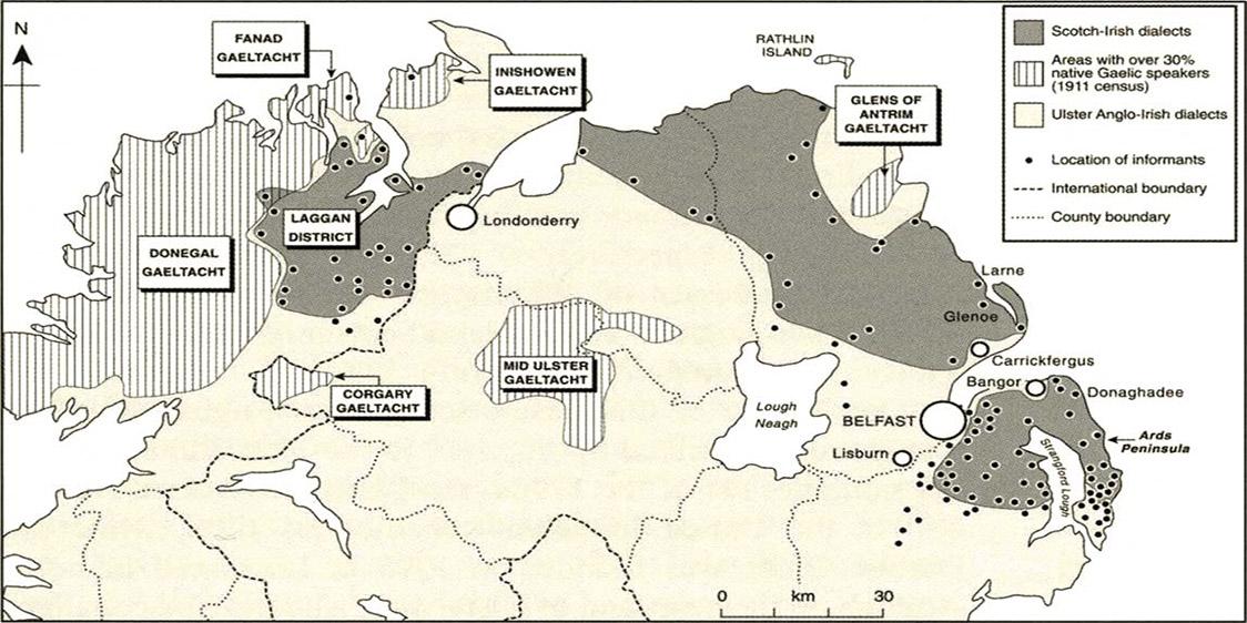 Mapping of Ulster-Scots