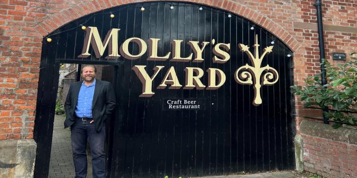 Kurt Bonigut, CIO of Frontline Insurance at Molly's Yard, Belfast